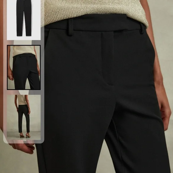 Reiss Joanne Slim Fit Tailored Pants - Size 4R - Picture 2 of 6